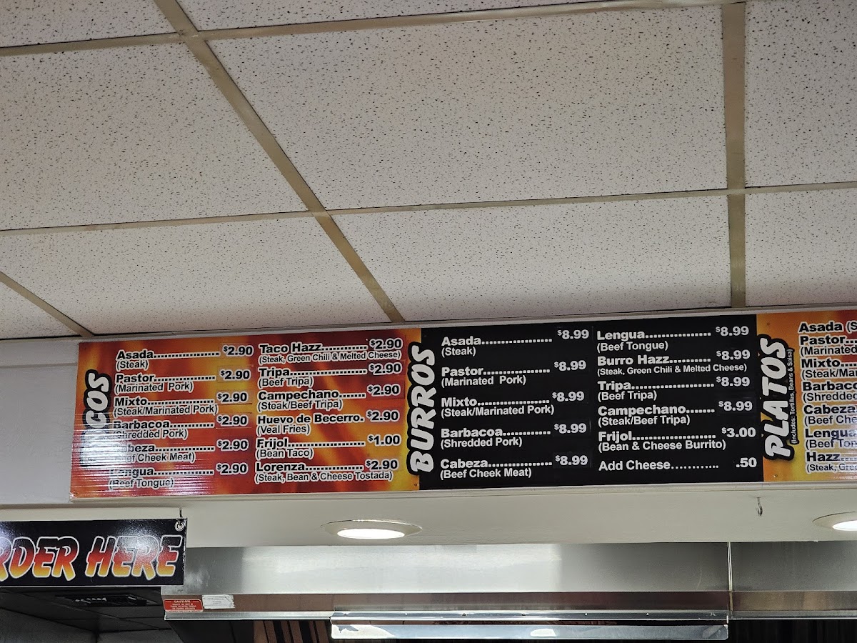 Ta Carbon Mexican Grill Menu - Image 2